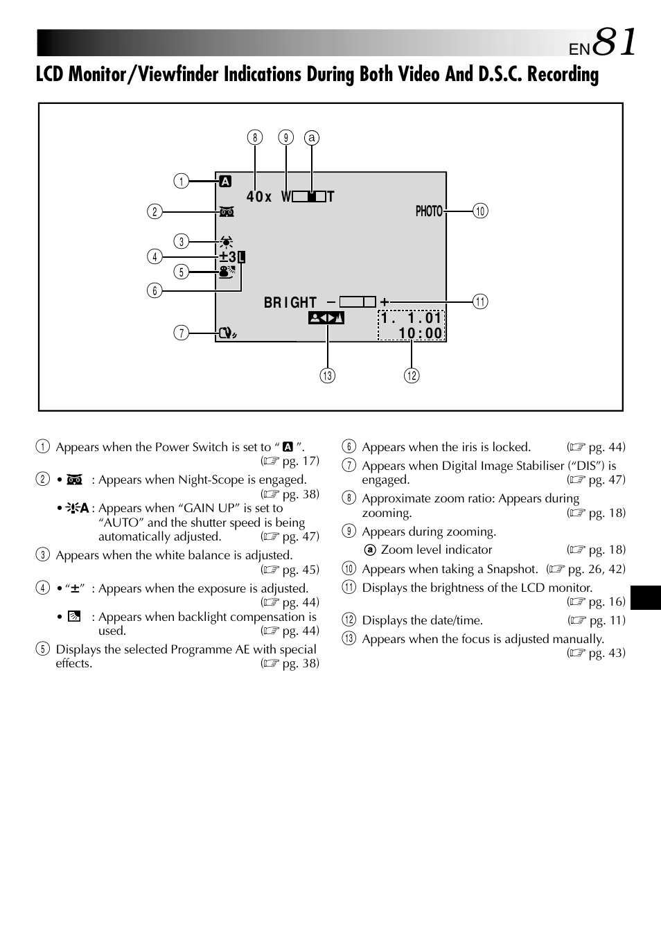 JVC GR-DVL610SH User Manual | Page 81 / 92