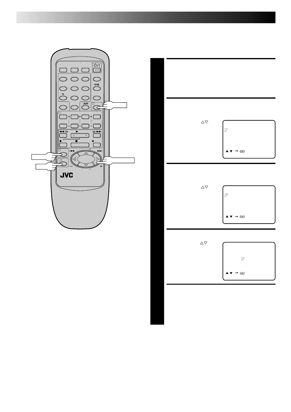 Access main menu screen, Access function set screen, Access auto timer screen | Select mode, Return to normal screen, Timer recording (cont.), Auto timer | JVC HR-J347EM User Manual | Page 18 / 34