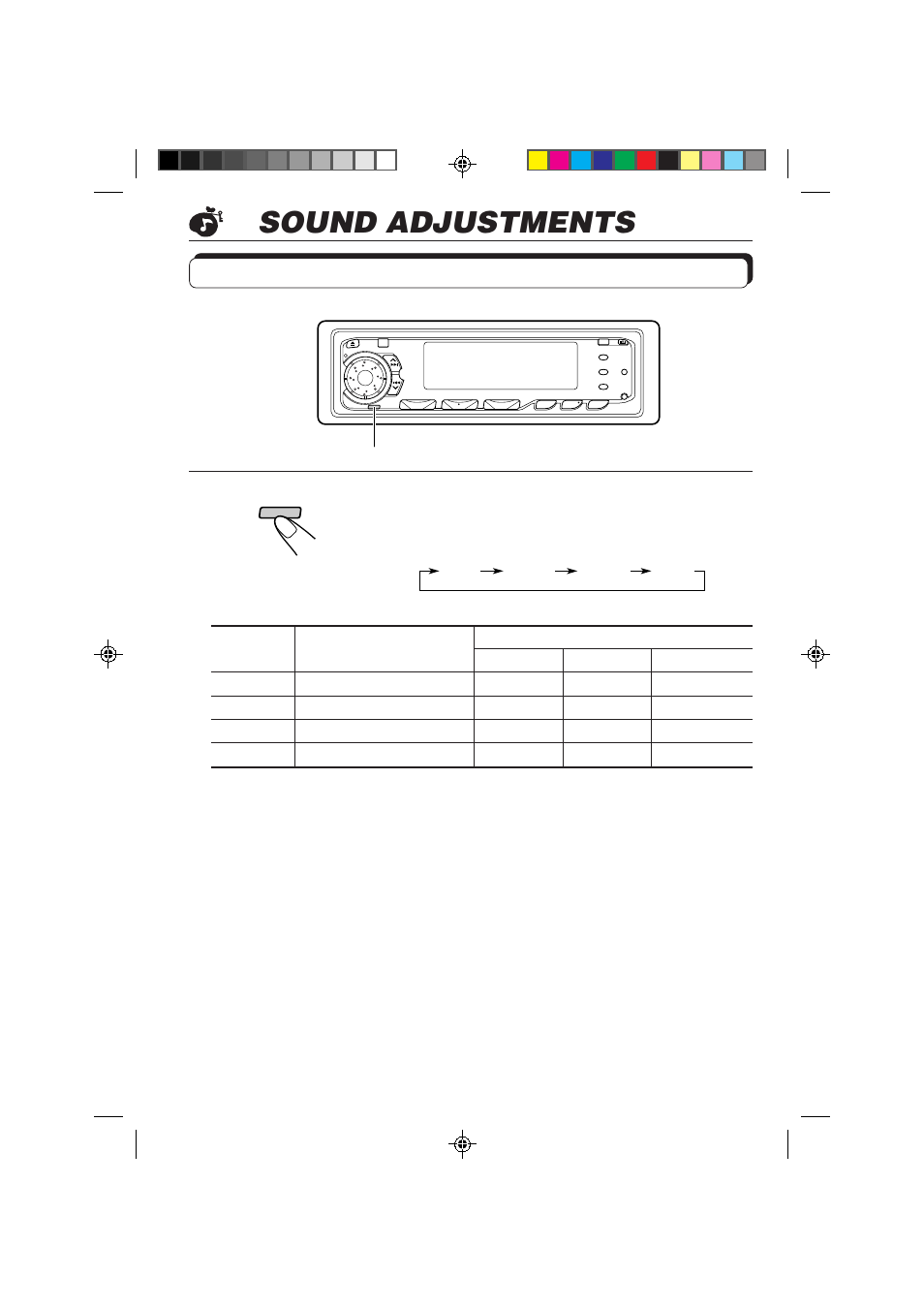 Sound adjustments, Selecting preset sound control modes, Call up the sound control mode you want | JVC KD-MX3000 User Manual | Page 18 / 45