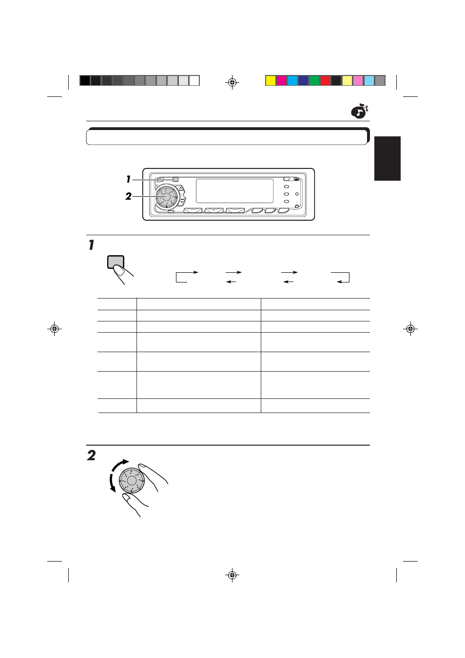 Adjusting the sound, Select the item you want to adjust, Adjust the level | JVC KD-MX3000 User Manual | Page 19 / 45