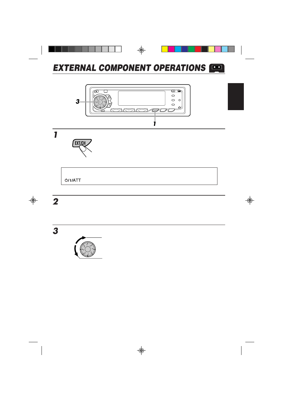 External component operations | JVC KD-MX3000 User Manual | Page 39 / 45