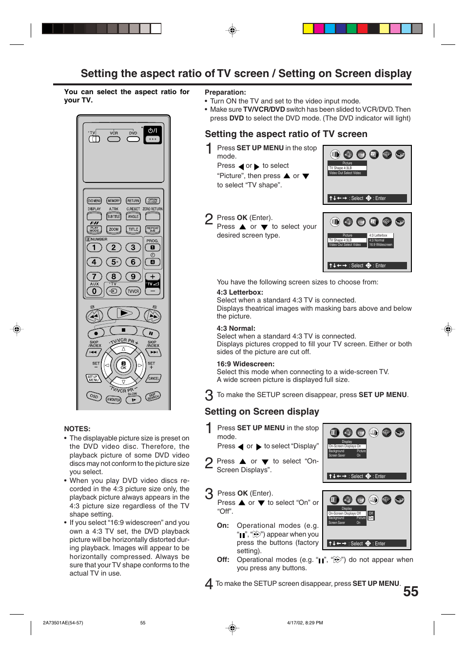 JVC HR-XV1EU User Manual | Page 55 / 64