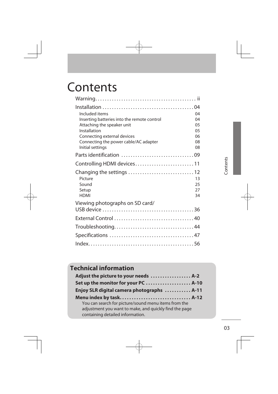 JVC LT-32WX50EU User Manual | Page 10 / 78