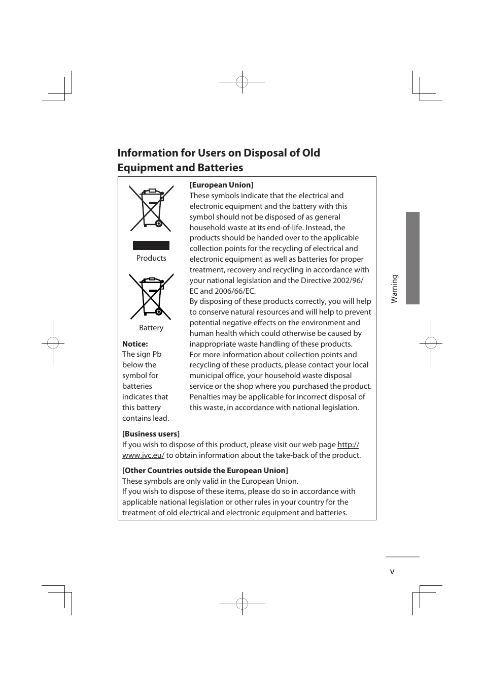 JVC LT-32WX50EU User Manual | Page 6 / 78