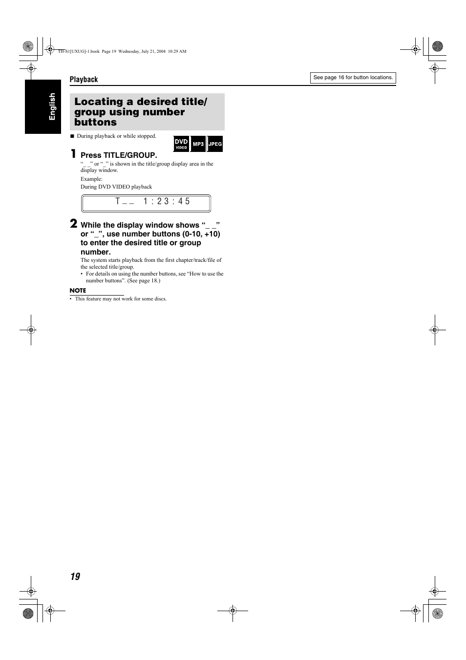 T : 2 3 : 4 5 | JVC GVT0141-003A User Manual | Page 65 / 86