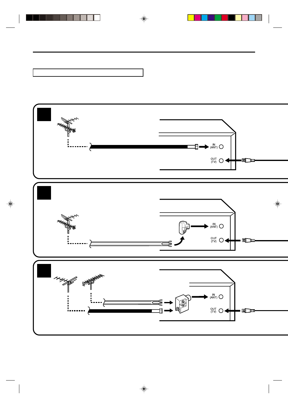 Basic connections, Antenna to dvd/vcr connection | JVC HR-XVC20U User Manual | Page 14 / 68