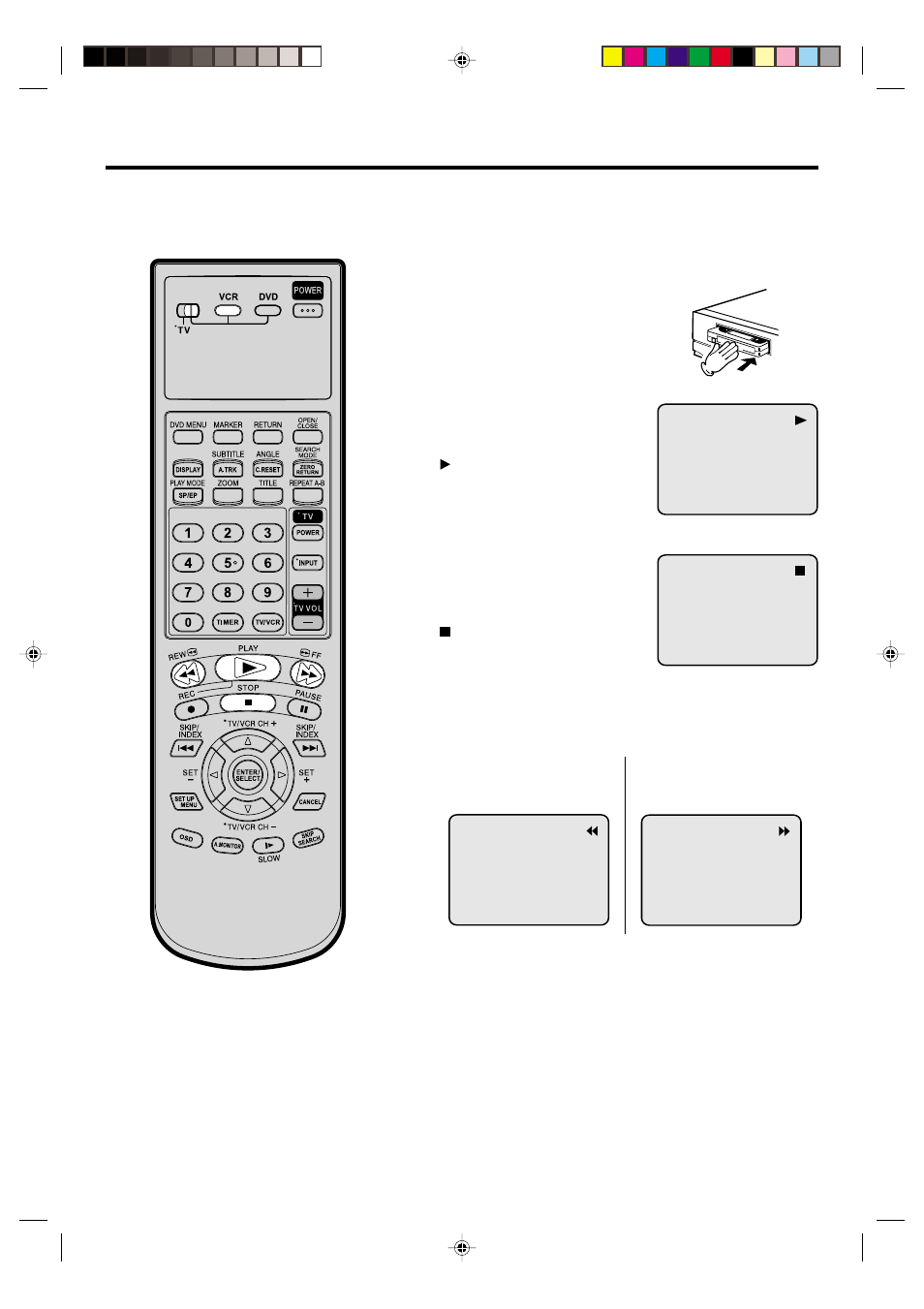Tape playback operation, 27 cassette tape playback | JVC HR-XVC20U User Manual | Page 27 / 68