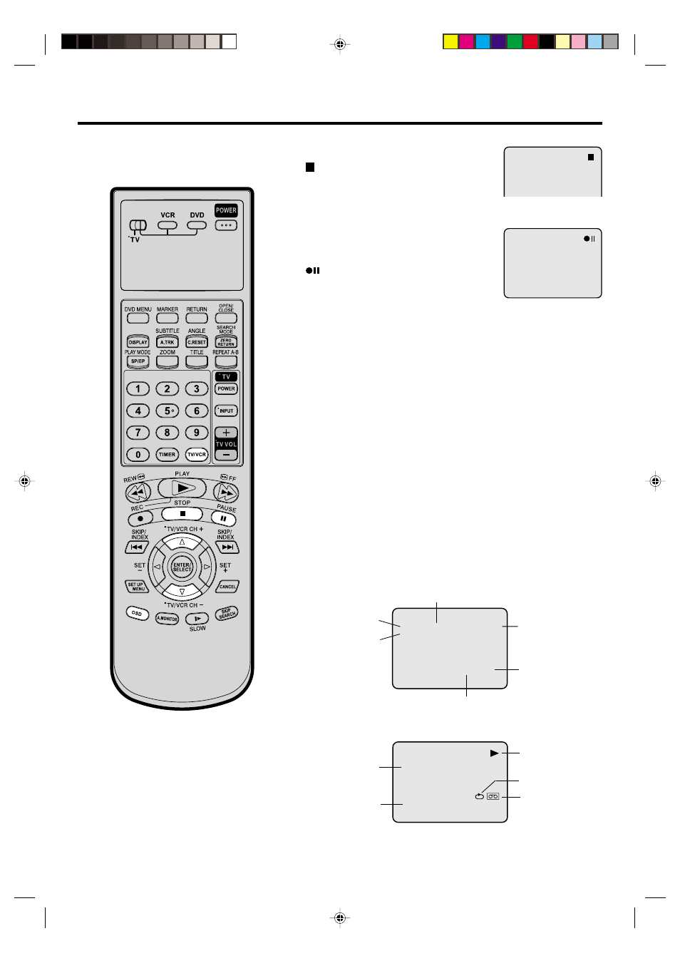 Recording a tv program, Auto rewind feature, Recording one program while watching another | JVC HR-XVC20U User Manual | Page 31 / 68