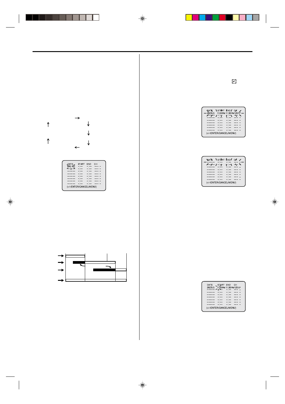 34 timer-recording, Timer recording special case, Confirmation / cancellation of the timer recording | JVC HR-XVC20U User Manual | Page 34 / 68