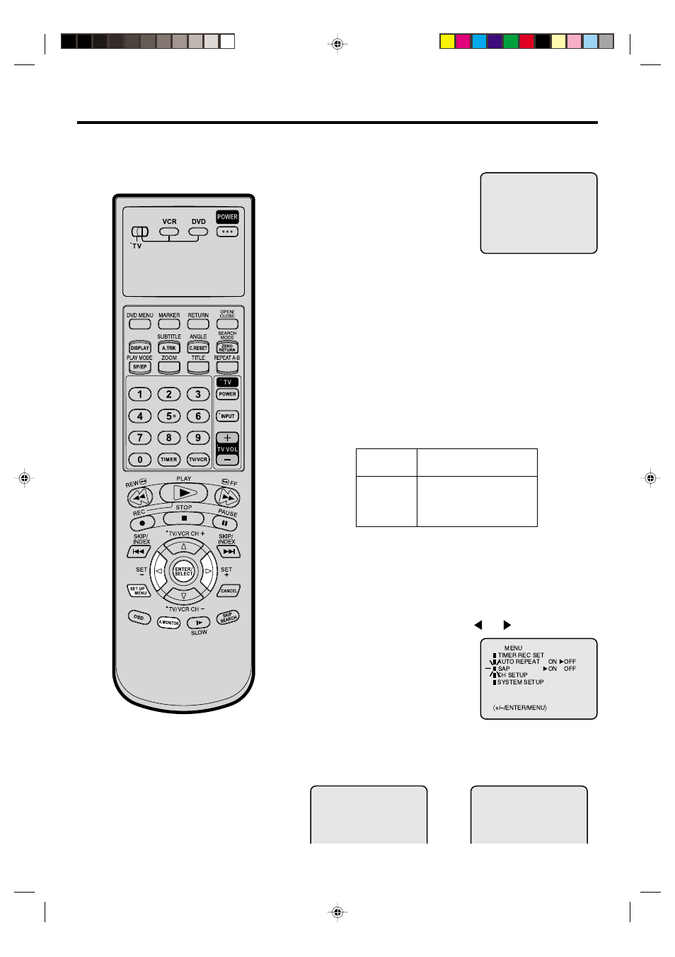 Advanced function of vcr section, Stereo recording and playback, Separate audio program (sap) | JVC HR-XVC20U User Manual | Page 35 / 68