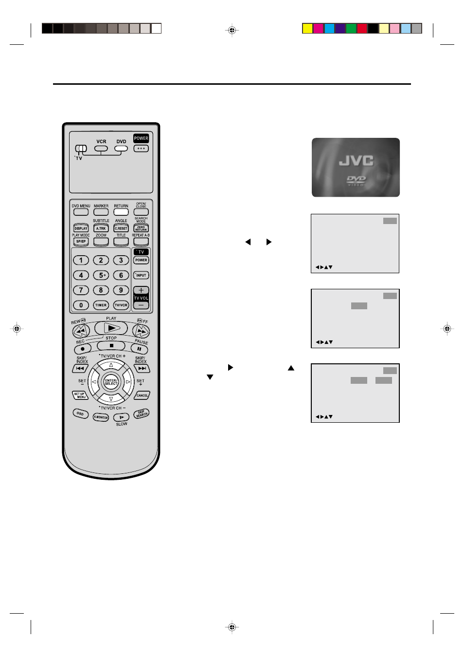 Setting setup language | JVC HR-XVC20U User Manual | Page 38 / 68