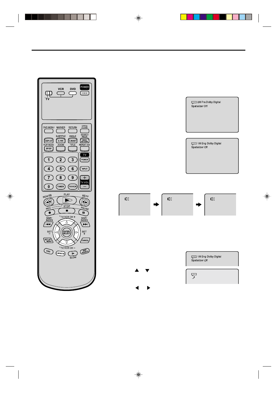 50 changing soundtrack language/karaoke playback, Changing soundtrack language, Karaoke playback | JVC HR-XVC20U User Manual | Page 50 / 68