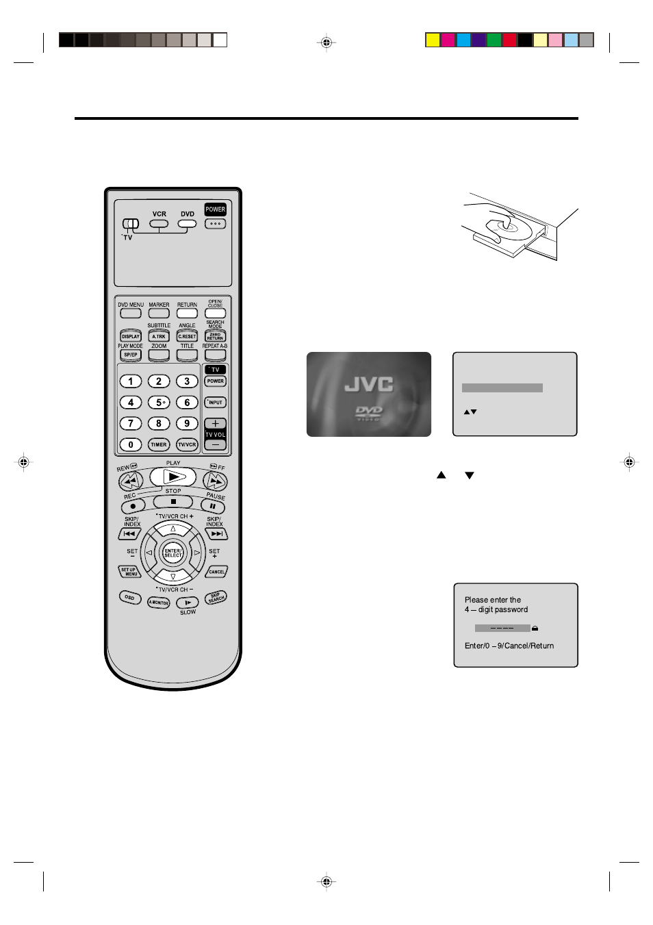 53 temporary disabling of rating level by dvd disc | JVC HR-XVC20U User Manual | Page 53 / 68