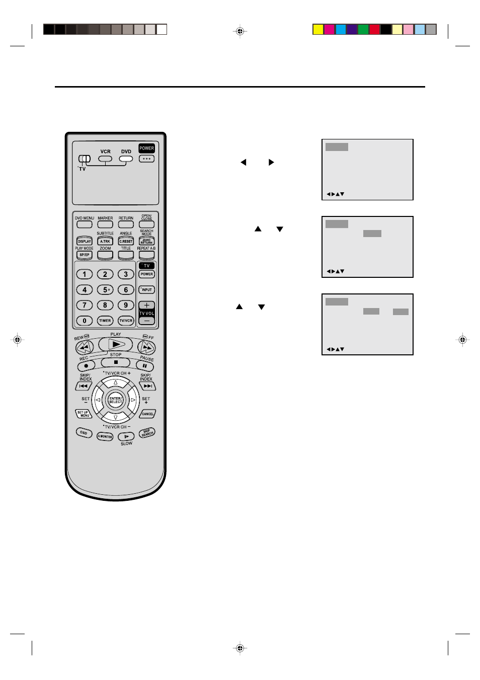 Setting menu language | JVC HR-XVC20U User Manual | Page 54 / 68