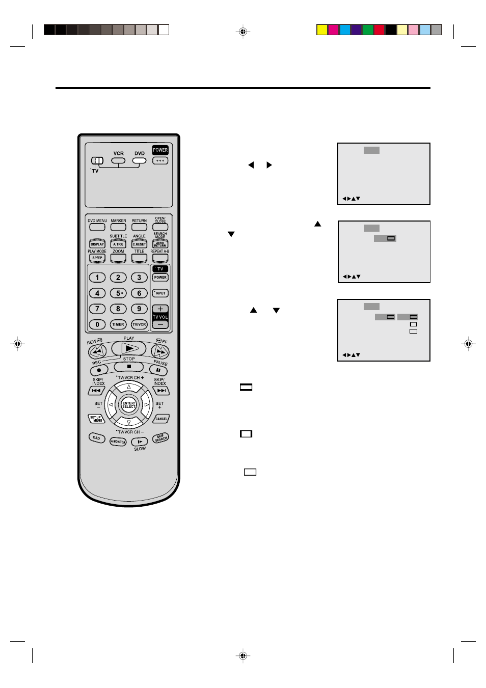 Setting the aspect ratio of tv screen | JVC HR-XVC20U User Manual | Page 57 / 68