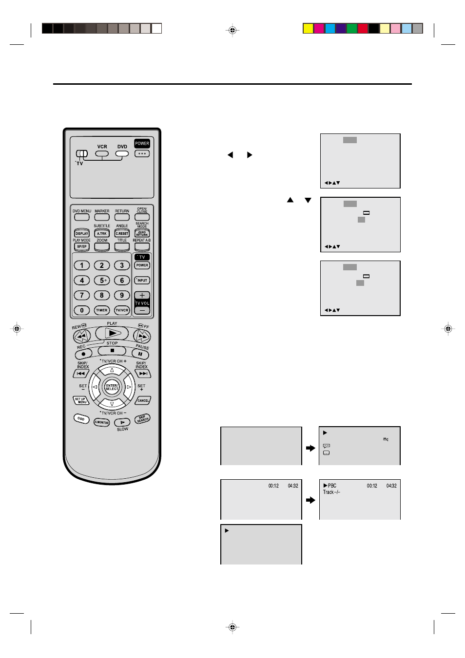 Status display of disc | JVC HR-XVC20U User Manual | Page 58 / 68