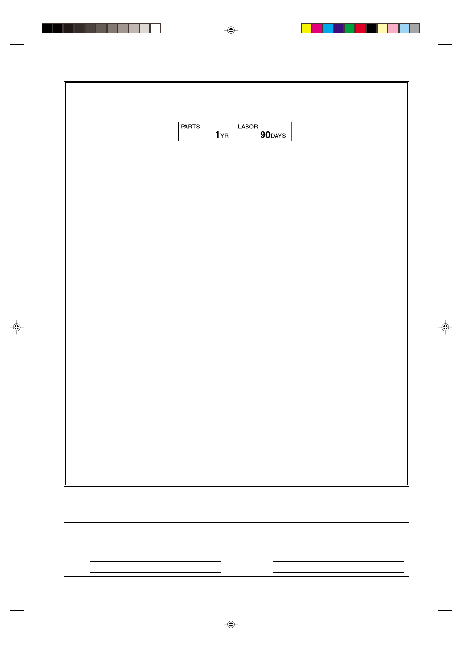 Warranty (only in u.s.a.) | JVC HR-XVC20U User Manual | Page 65 / 68