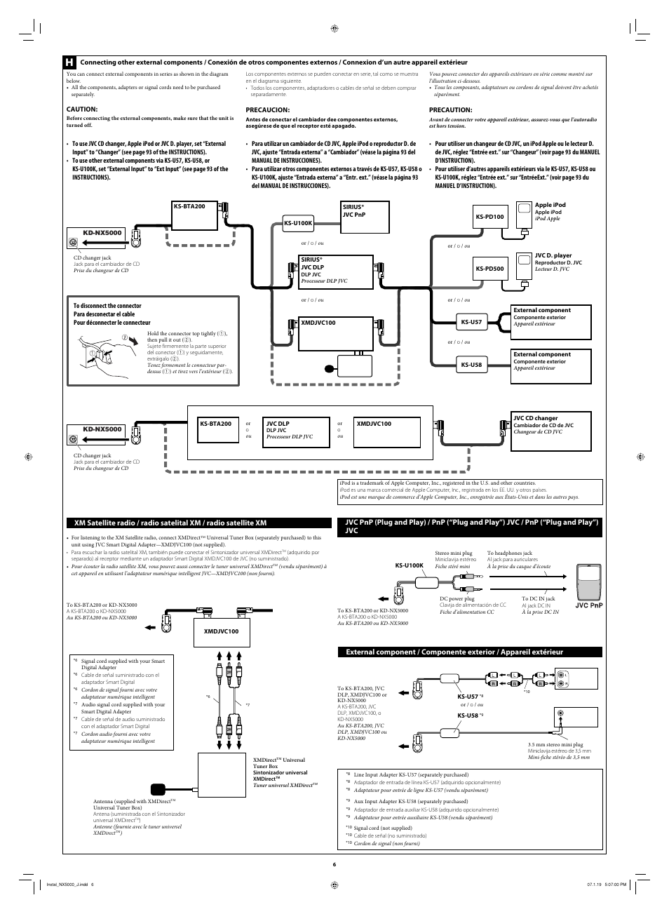 Caution, Precaucion, Precaution | JVC LVT1627-001A User Manual | Page 126 / 252