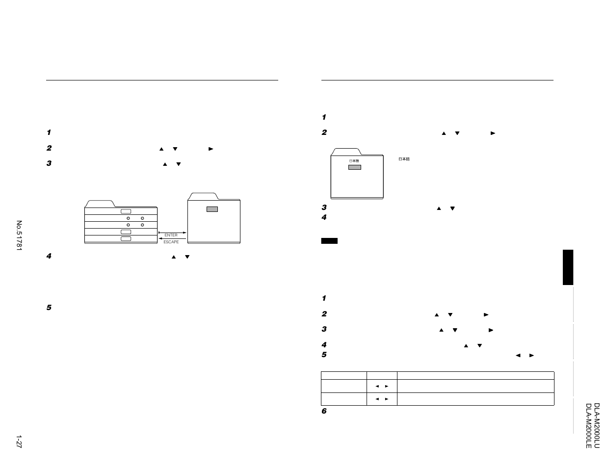 Changing the color system (video menu mode only), Changing the language display | JVC DLA-M2000LU User Manual | Page 27 / 40