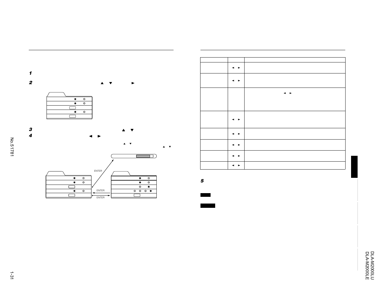 Setting and adjusting other functions (options) | JVC DLA-M2000LU User Manual | Page 31 / 40