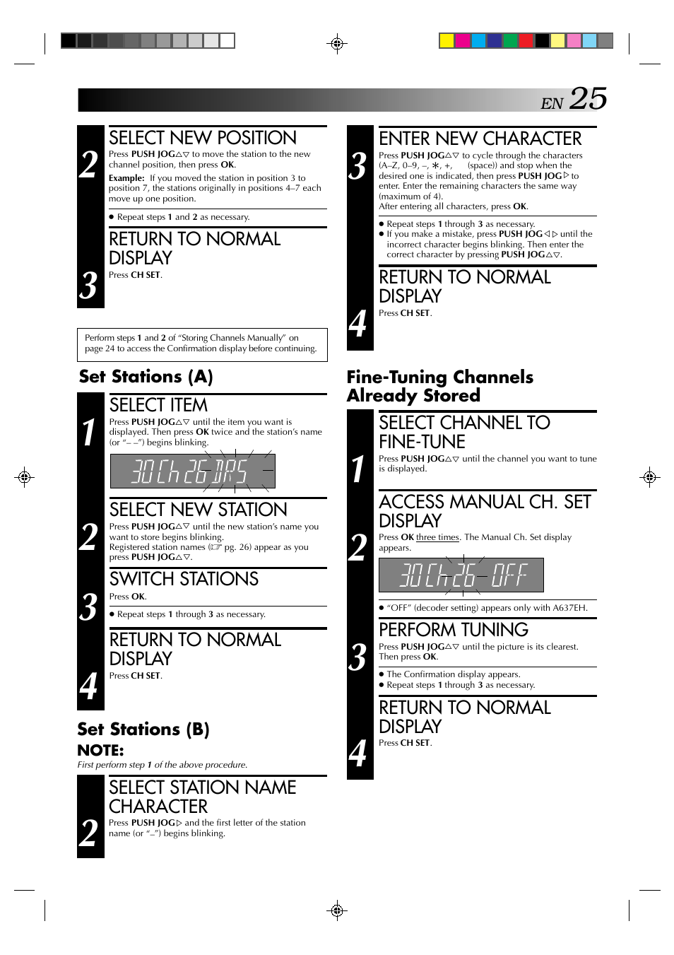JVC HR-A637E User Manual | Page 25 / 33