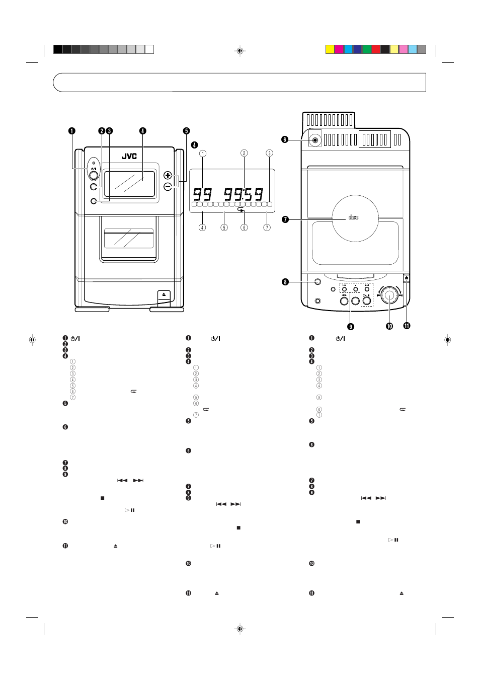 JVC UX-T55 User Manual | Page 10 / 36