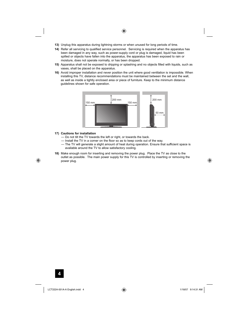 JVC 0107TNH-II-IM User Manual | Page 4 / 72