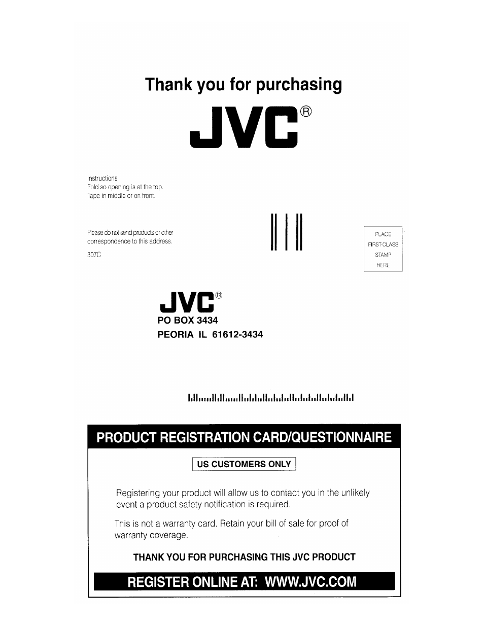 JVC TH-M301 User Manual | Page 59 / 60