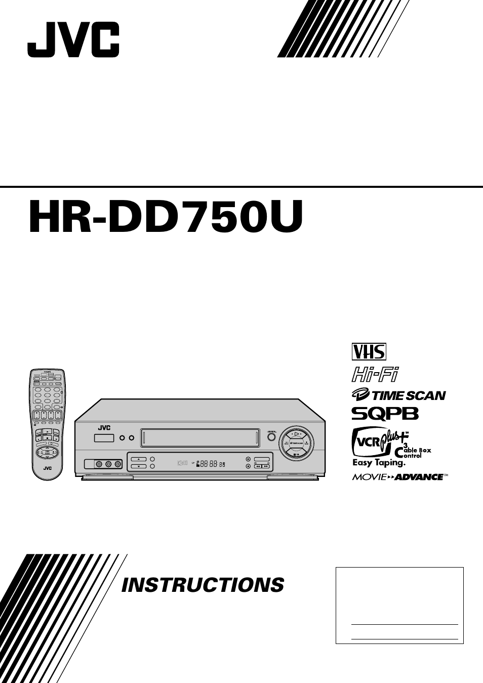 JVC HR-DD750U User Manual | 68 pages