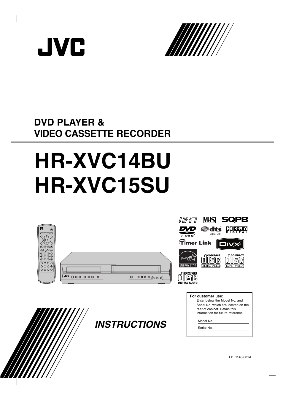 JVC HR-XVC14BU User Manual | 36 pages