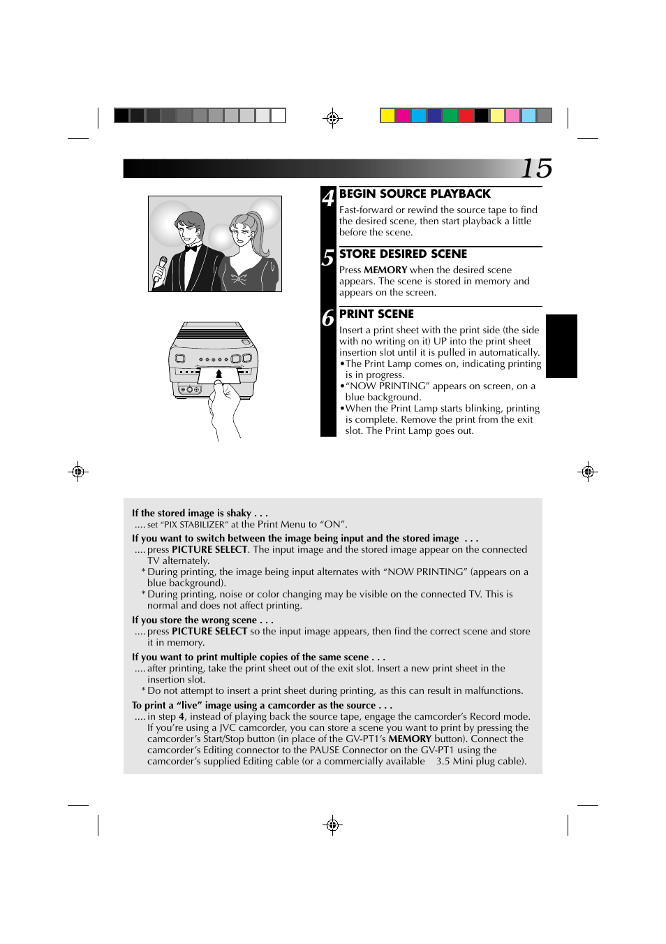 JVC GV-PT1 User Manual | Page 15 / 36