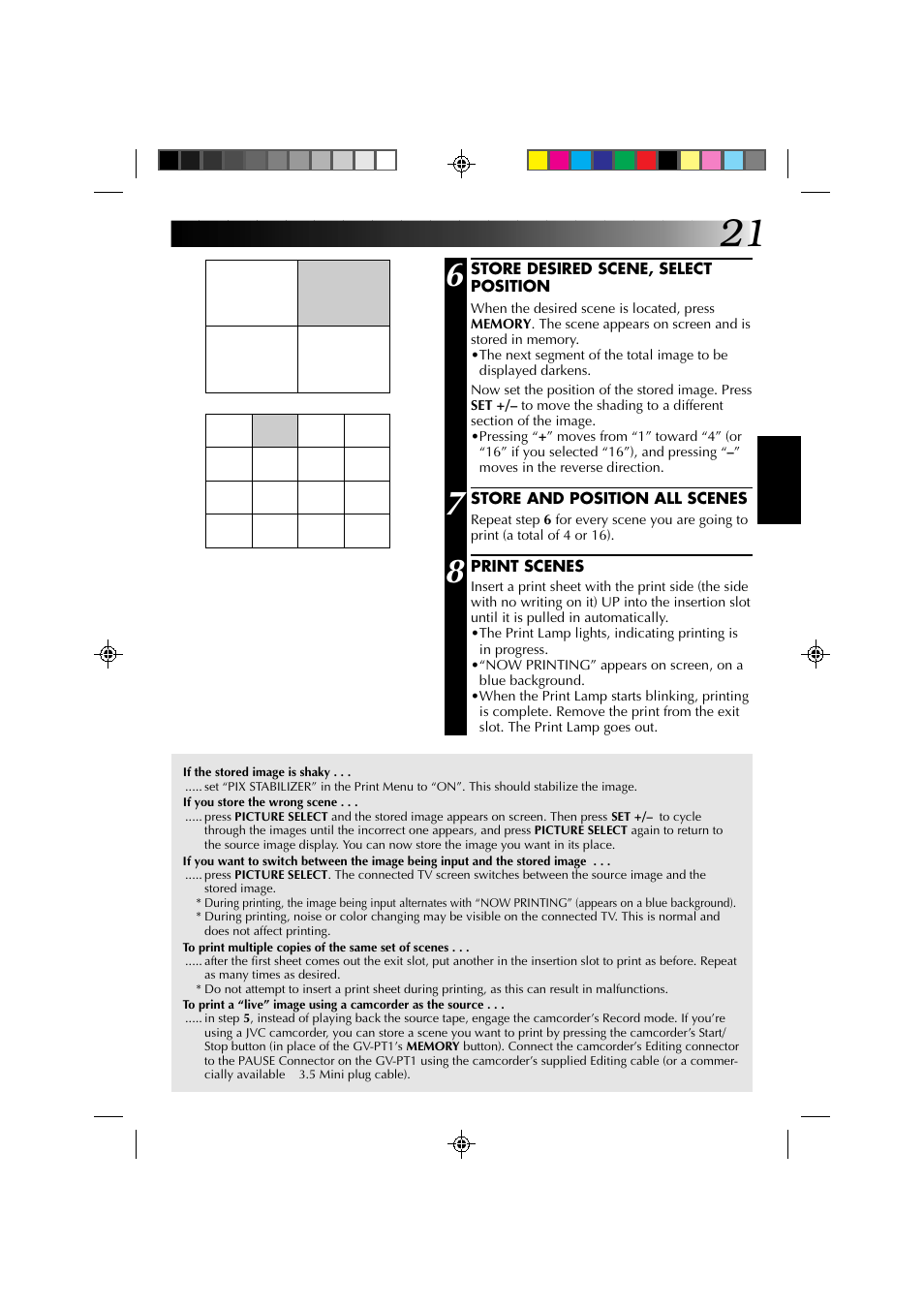 JVC GV-PT1 User Manual | Page 21 / 36