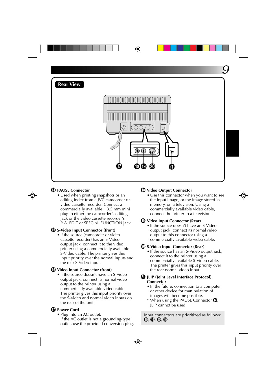 Q& ) | JVC GV-PT1 User Manual | Page 9 / 36