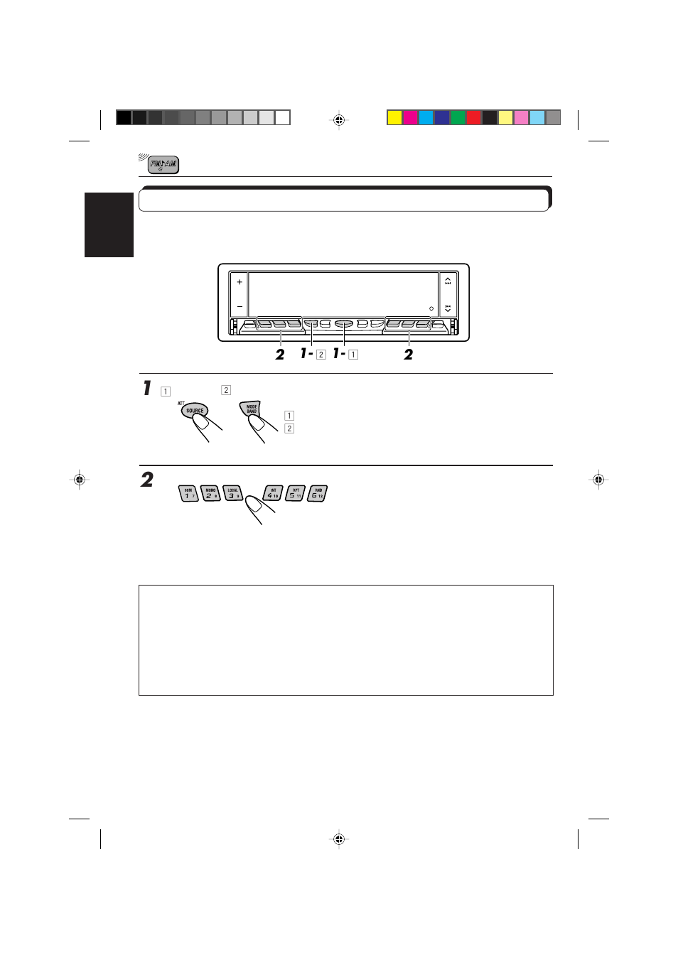 Tuning into a preset station | JVC KD-LX10R User Manual | Page 10 / 56