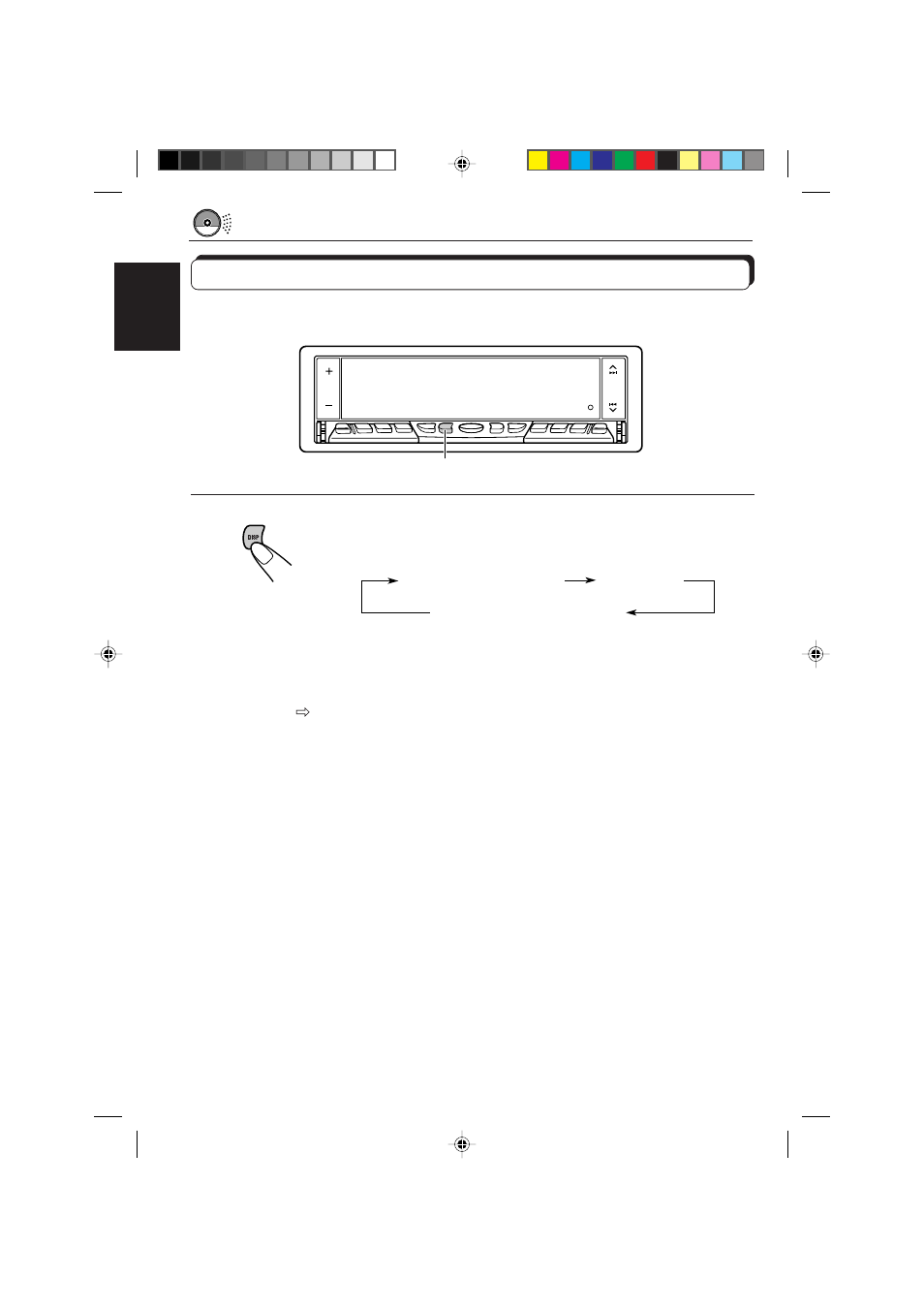 Playing a cd text, Select text display mode while playing a cd text | JVC KD-LX10R User Manual | Page 20 / 56