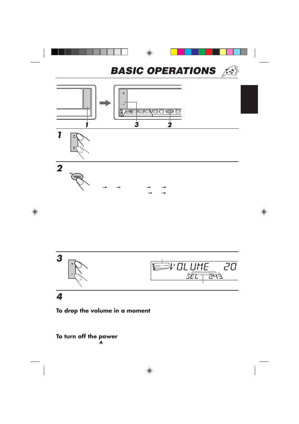 Basic operations | JVC KD-LX10R User Manual | Page 5 / 56