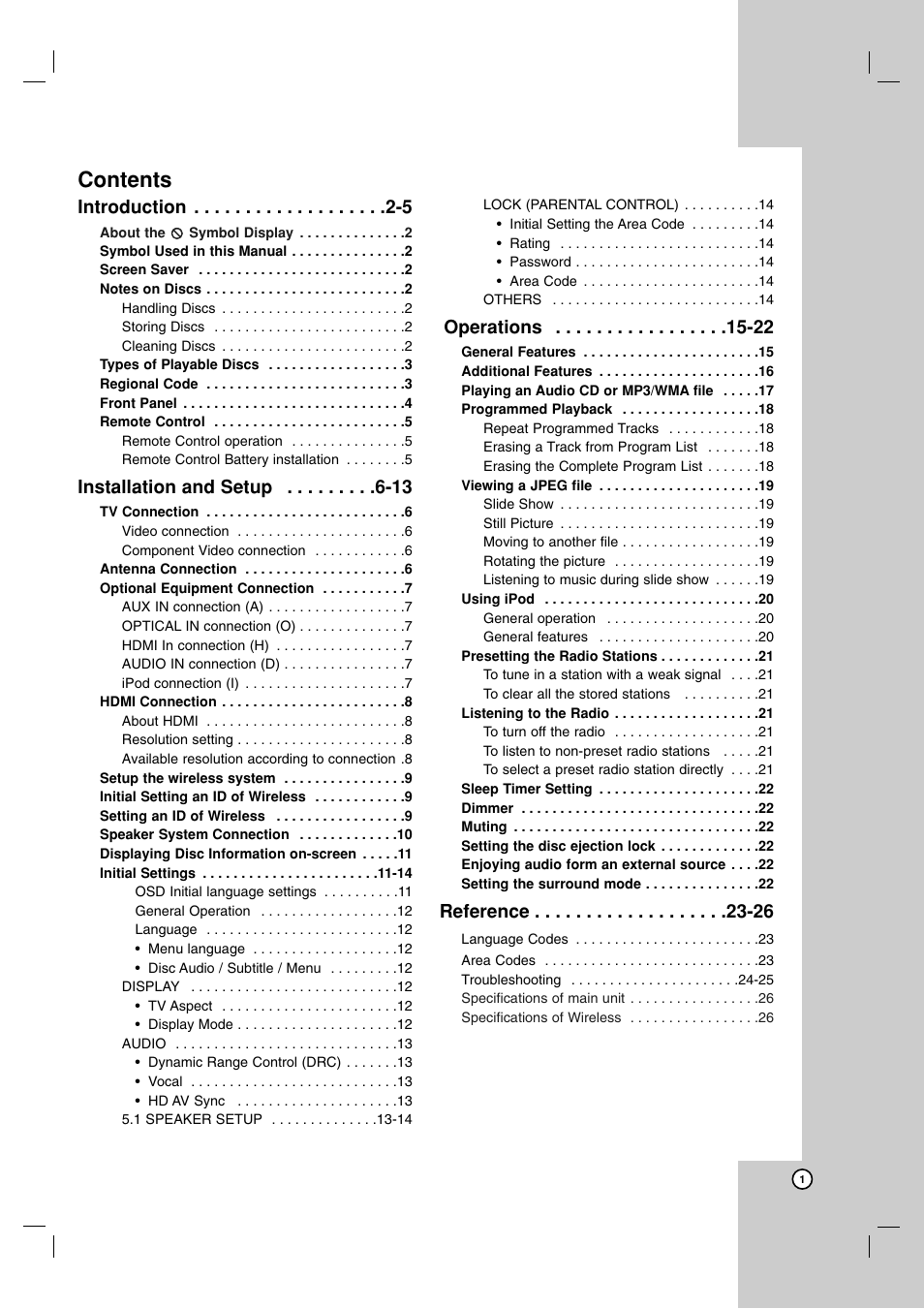 JVC TH-G51 User Manual | Page 5 / 33