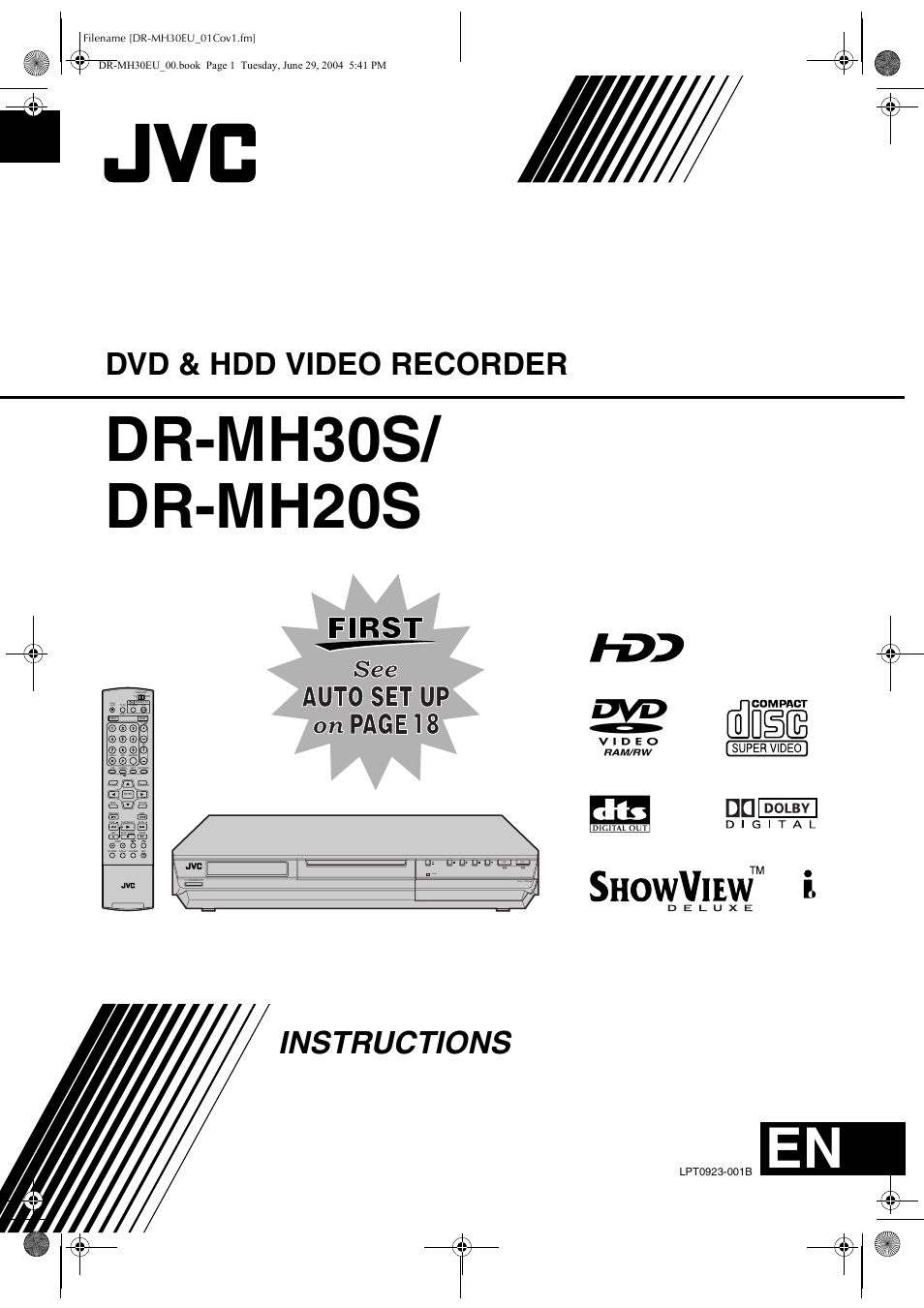 JVC LPT0923-001B User Manual | 88 pages