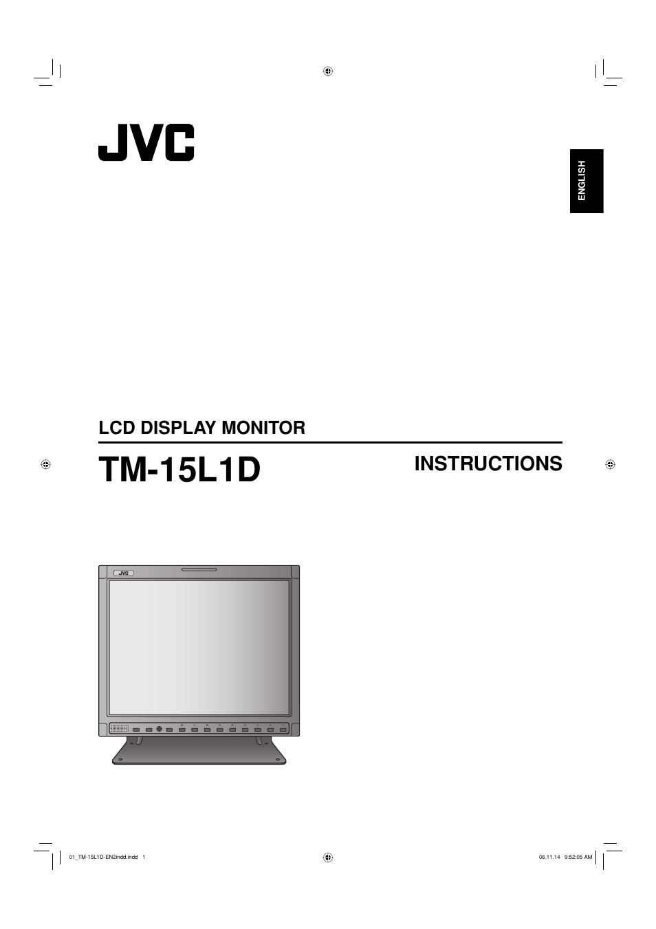 JVC TM-15L1D User Manual | 22 pages