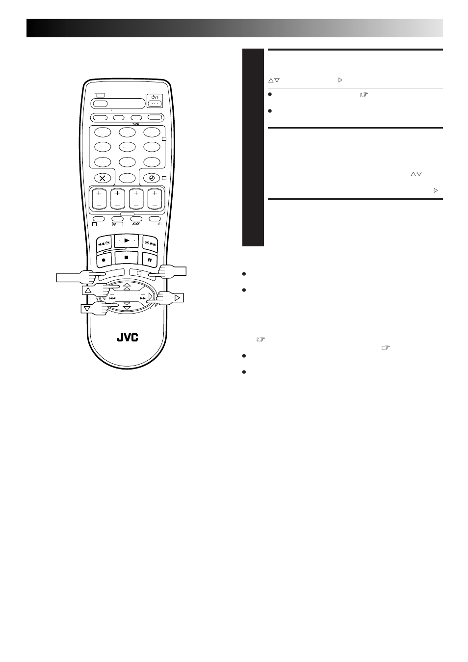 Set just clock, Set clock data source channel position, Start clock operation | JVC HR-J468EU EN User Manual | Page 43 / 52