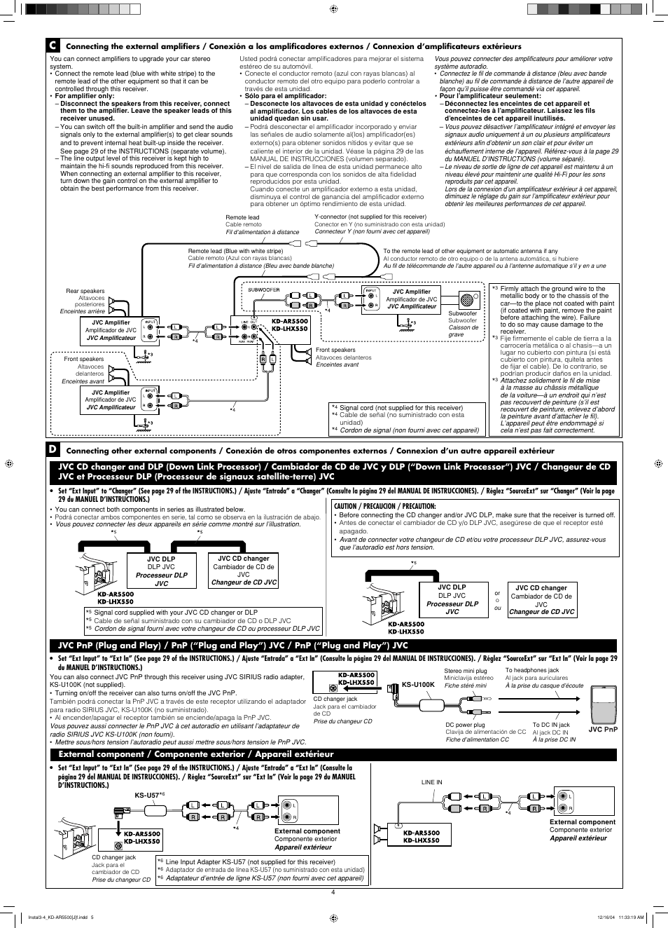 JVC KD-AR5500  eu User Manual | Page 54 / 54