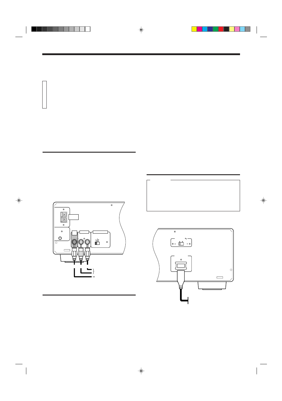 Before using for the first time, Basic connections, Connecting the power cord | Video out select, Page 2 | JVC LET0089-001A User Manual | Page 5 / 27