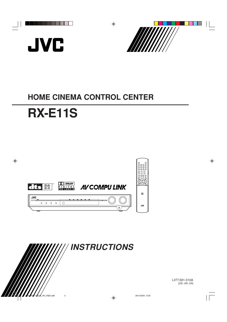 JVC RX-E11S User Manual | 41 pages
