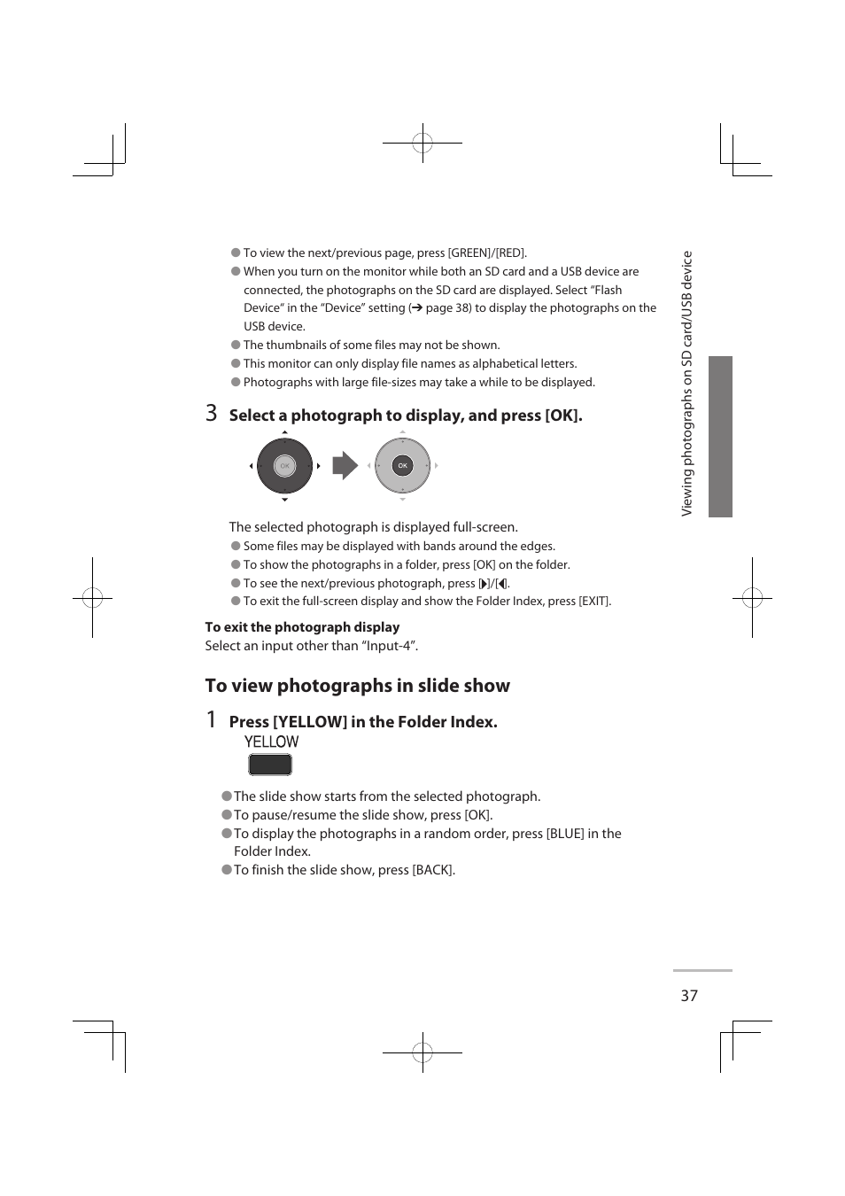 To view photographs in slide show | JVC LCT2576-001A-H User Manual | Page 56 / 78