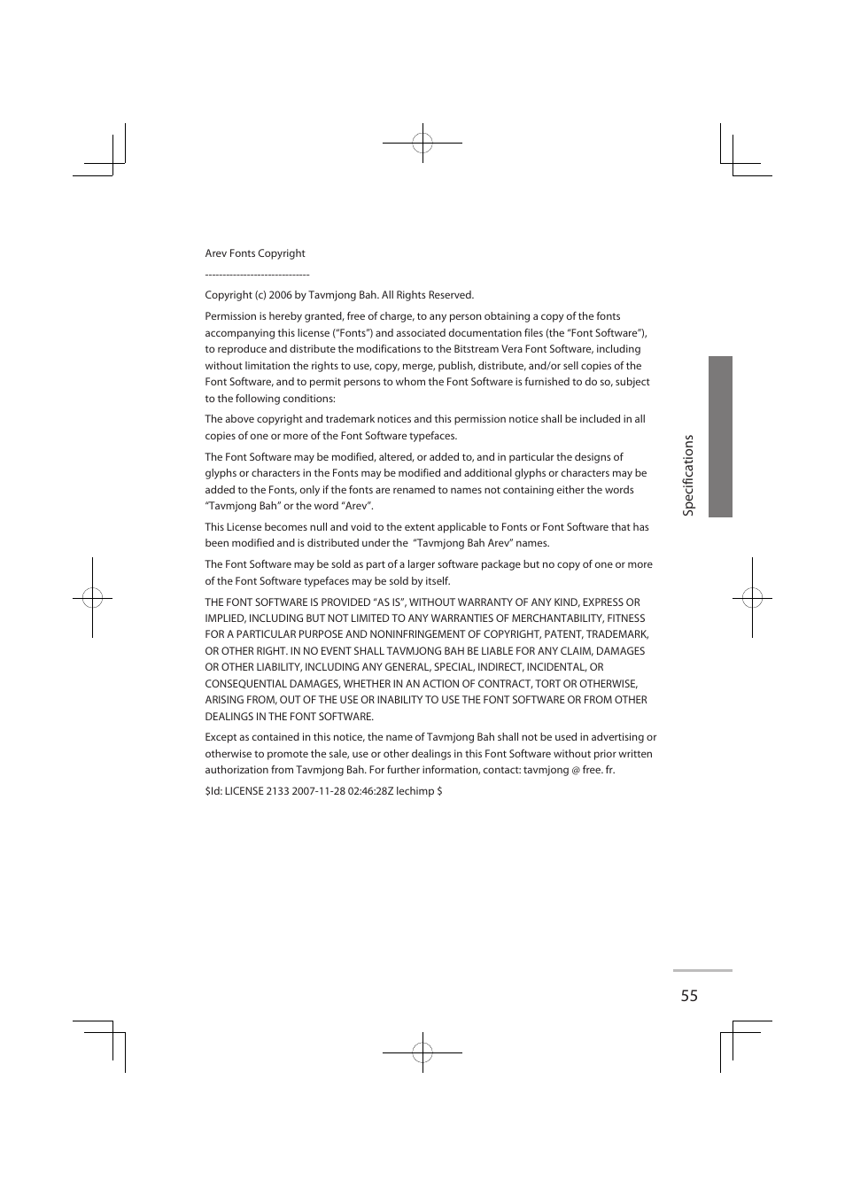 Specifications | JVC LCT2576-001A-H User Manual | Page 74 / 78