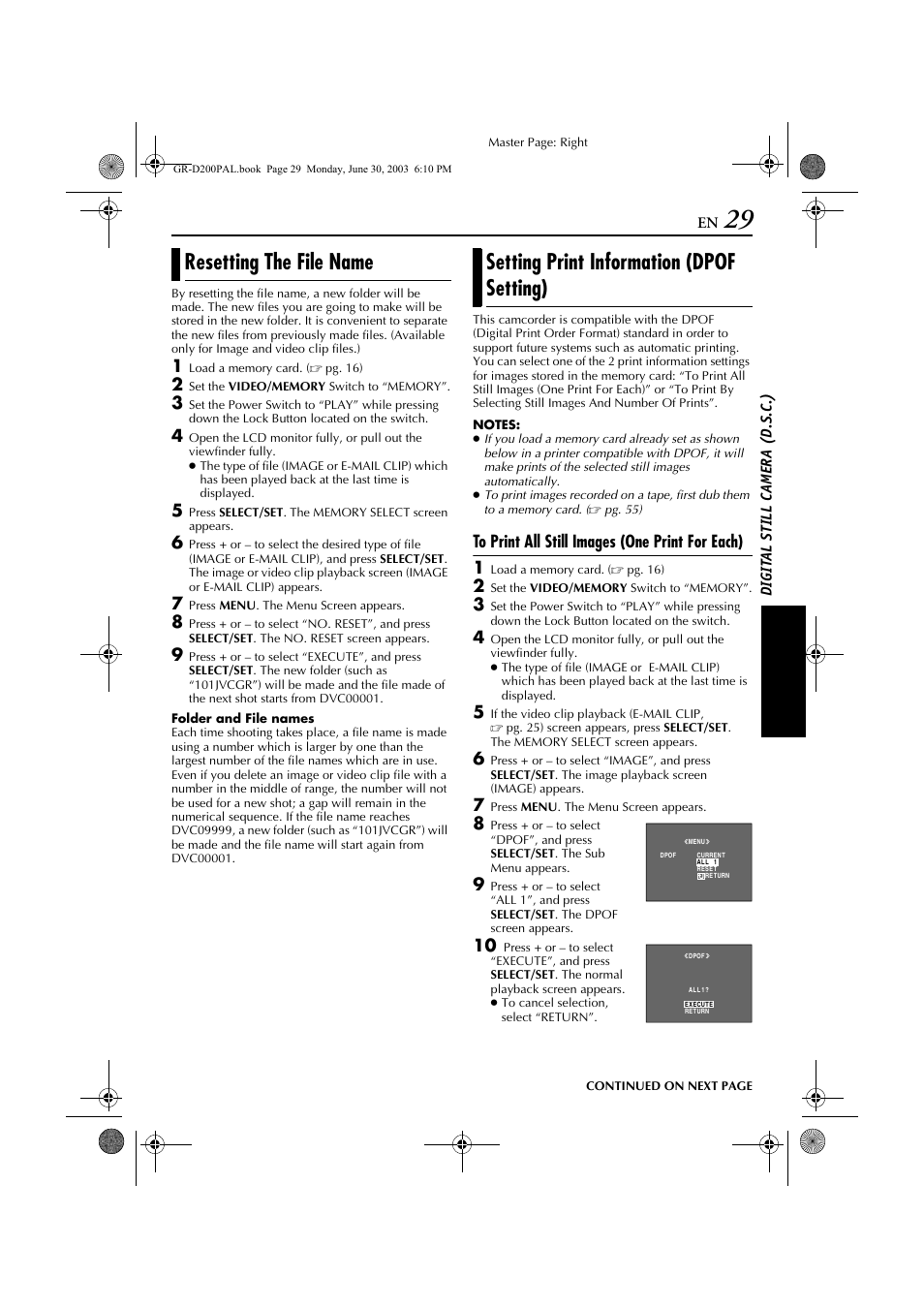 JVC GR-D201 User Manual | Page 29 / 88