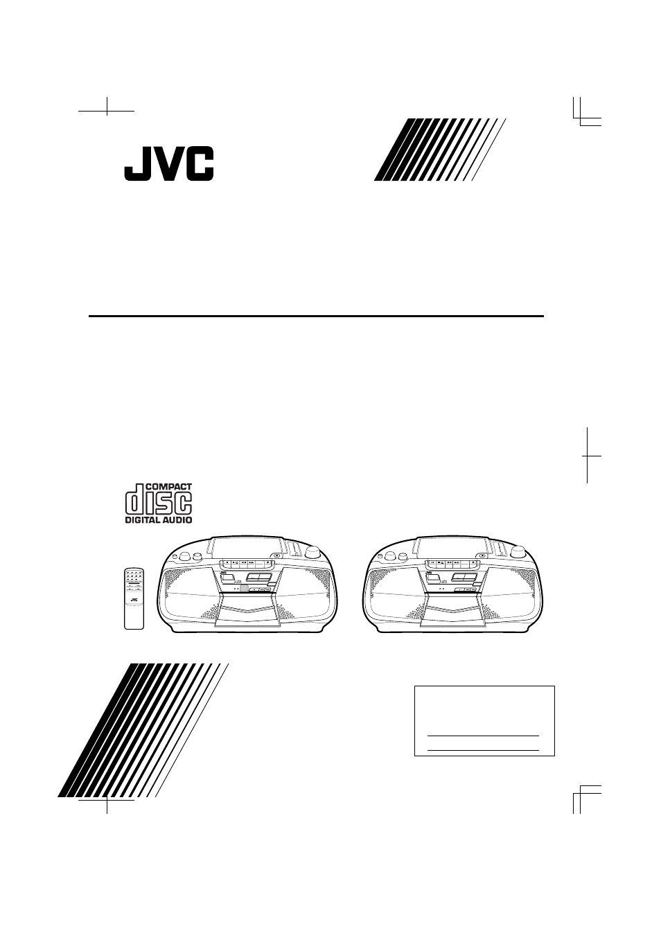 JVC RC-BX15BU User Manual | 24 pages