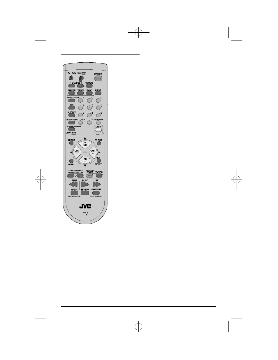 Remote control, Changing the batteries, Remote control basics | JVC AV 36F702 User Manual | Page 17 / 55