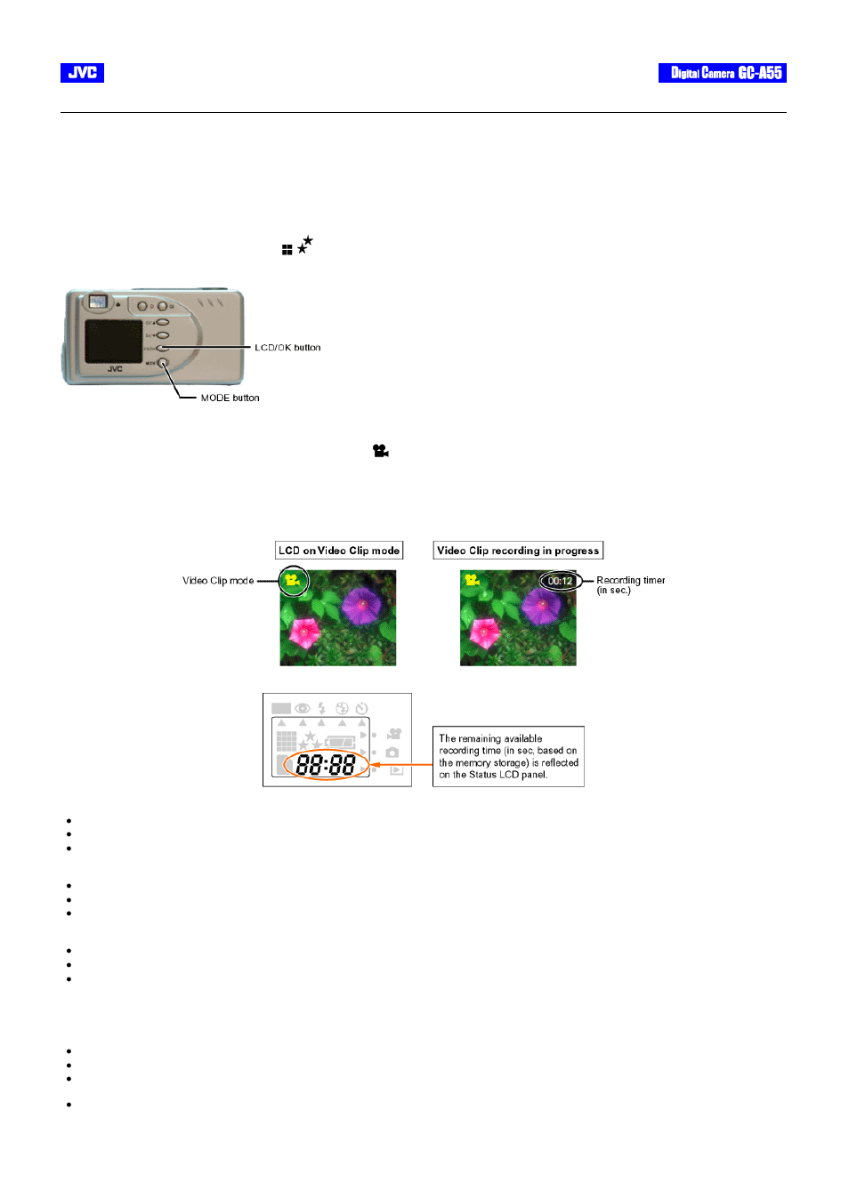 JVC GC-A55 User Manual | Page 20 / 38