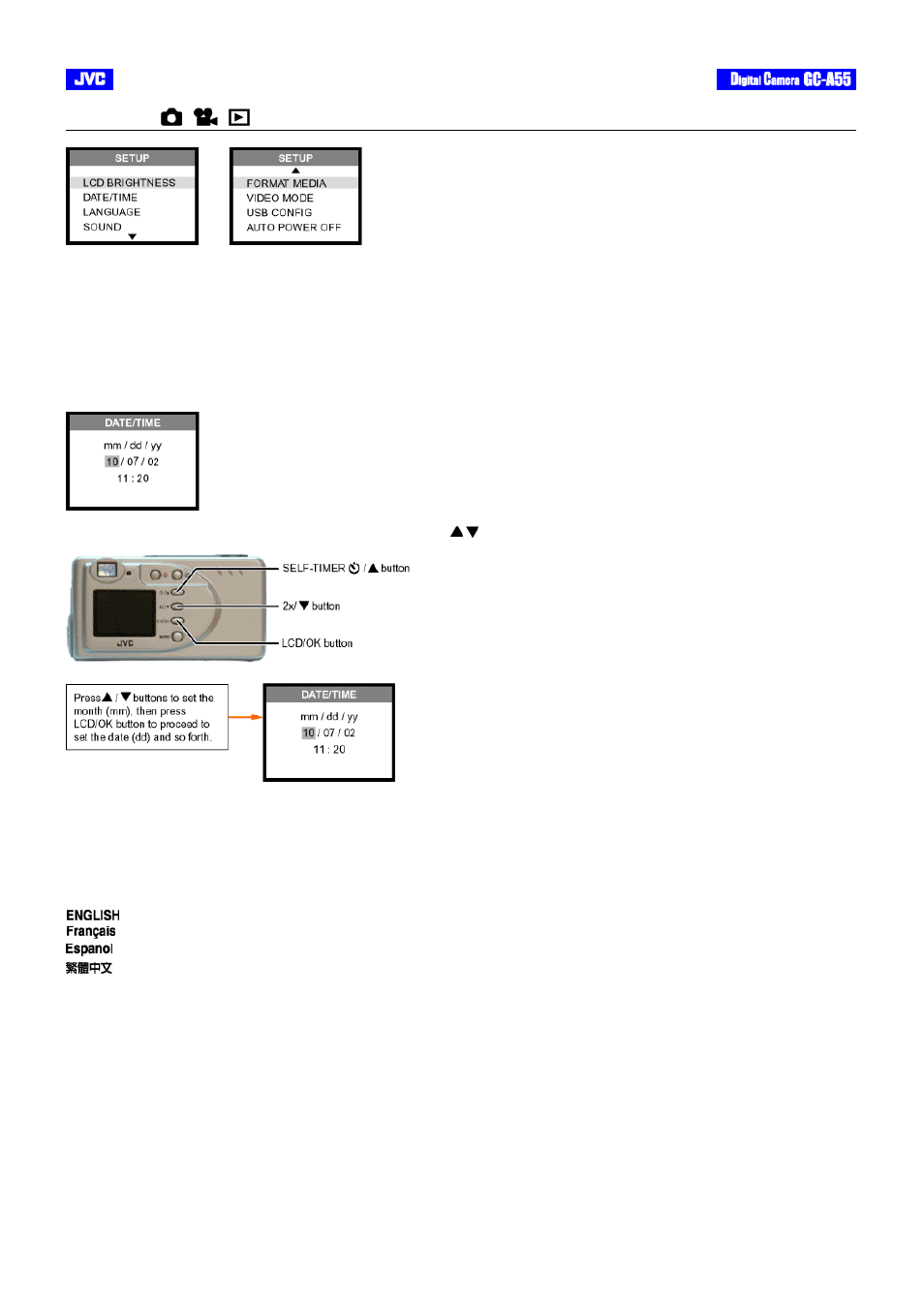 JVC GC-A55 User Manual | Page 23 / 38